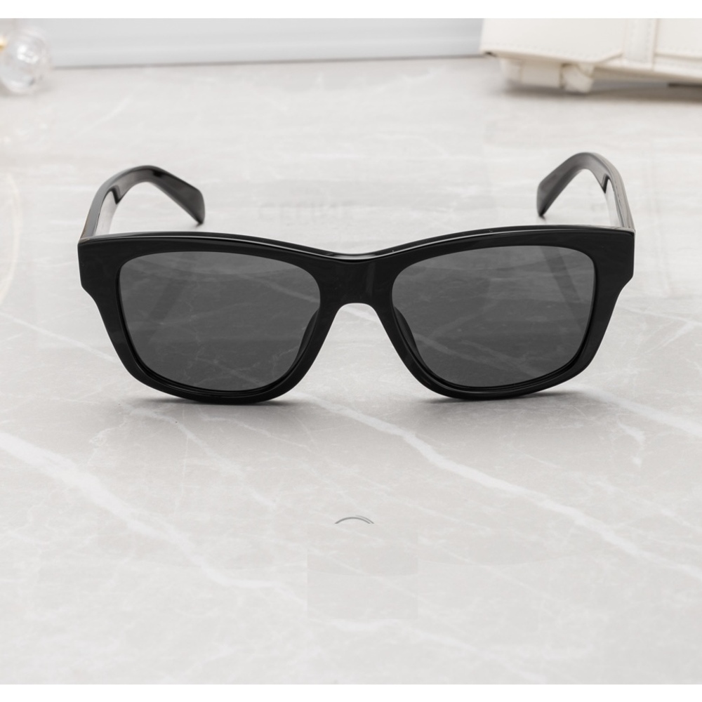 NWT Celine CL40249U-01A-55 Black 55mm Sunglasses - Picture 2 of 5